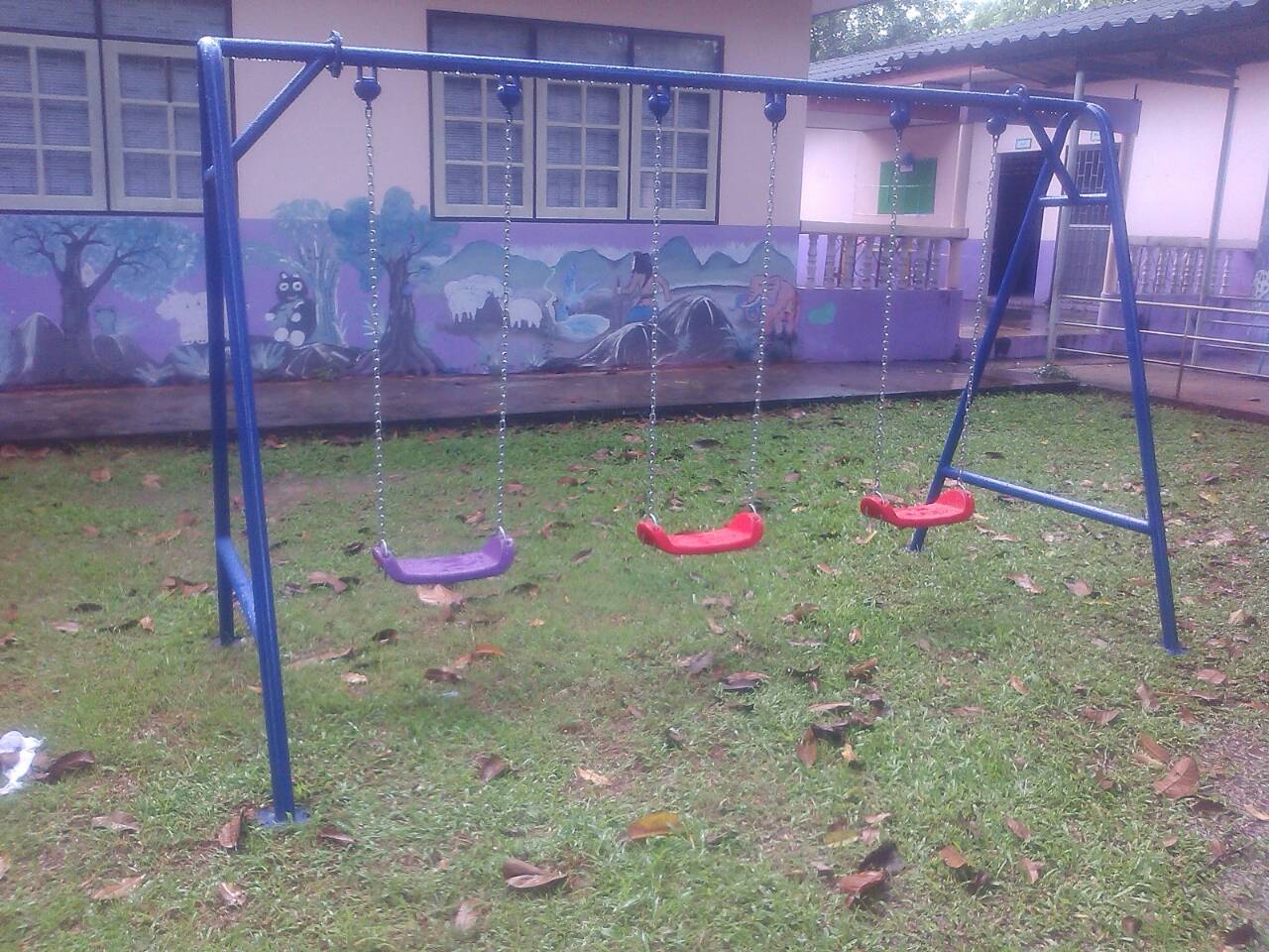 รหัส PG ผลงานติดตั้ง (อบต.ทุ่งค่าย อ.ย่านตาขาว ตรัง) เครื่องเล่นสนามกลางแจ้งสำหรับเด็ก