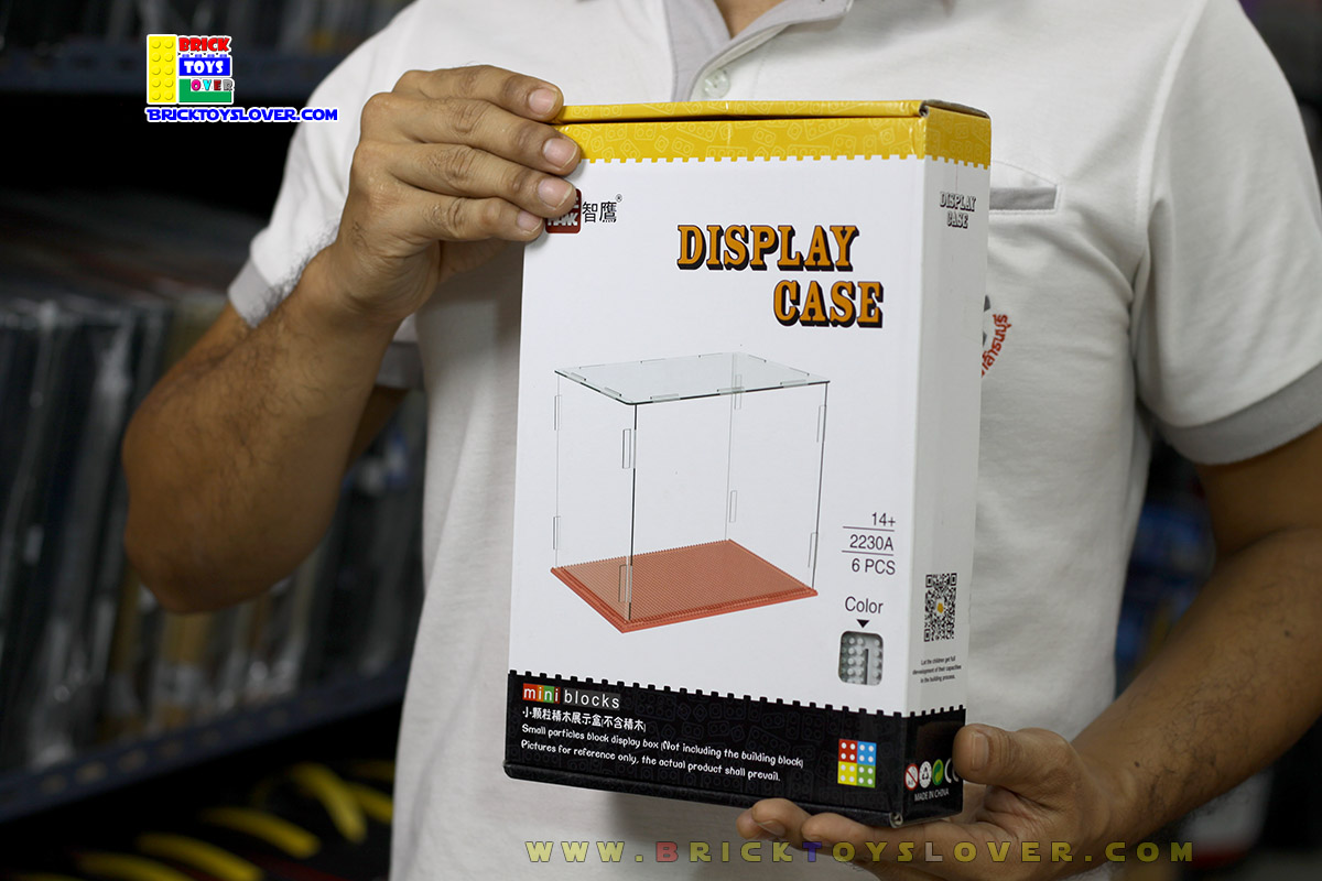 2230A กล่องโชว์ Display Case ขนาดกลาง สำหรับใส่ตัวต่อมินิบล็อก นาโนบล็อก