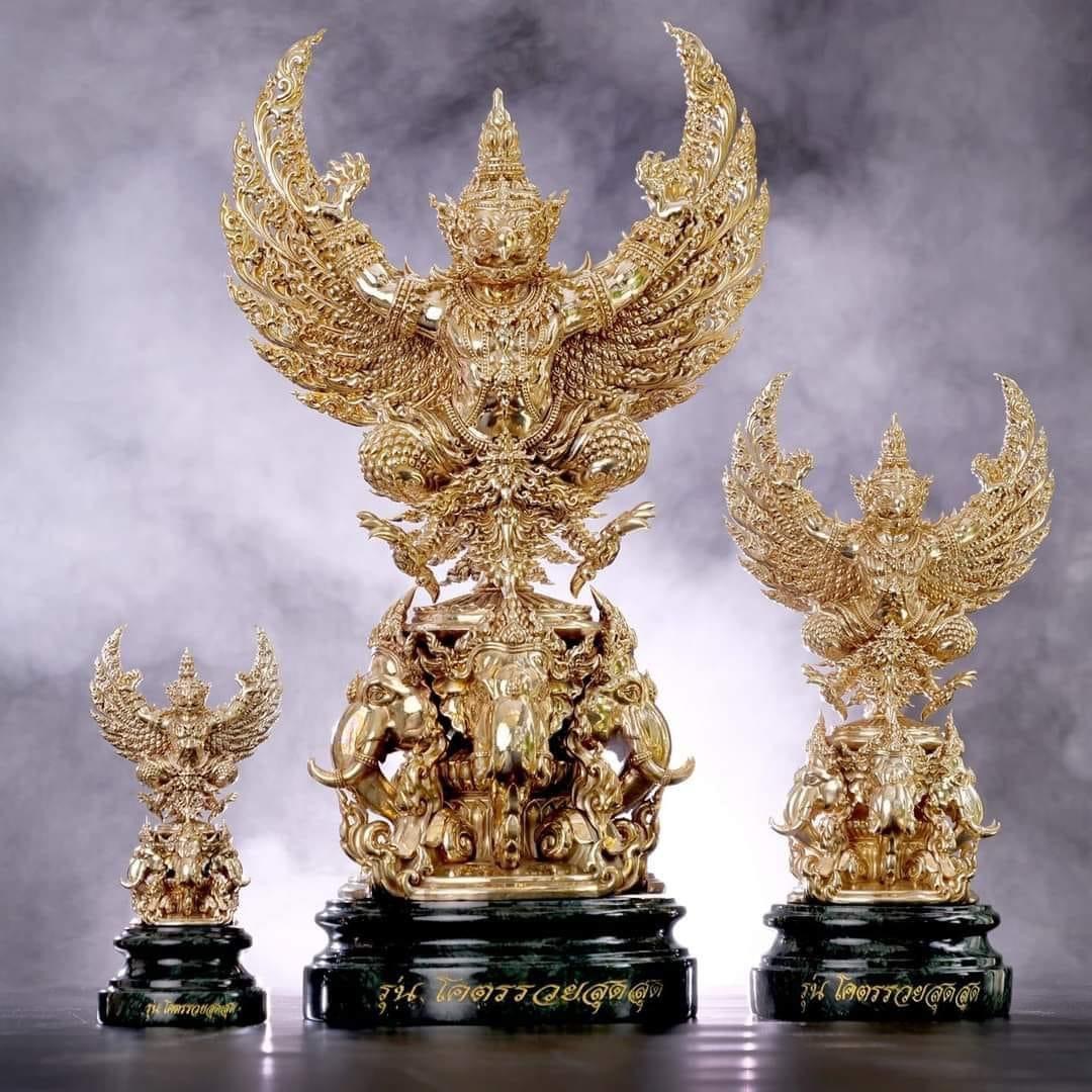 พญาครุฑขนาดบูชา 5 นิ้ว บรอนซ์ รุ่น โคตรรวยสุดสุด หลวงพ่อวราห์ วัดโพธิทอง