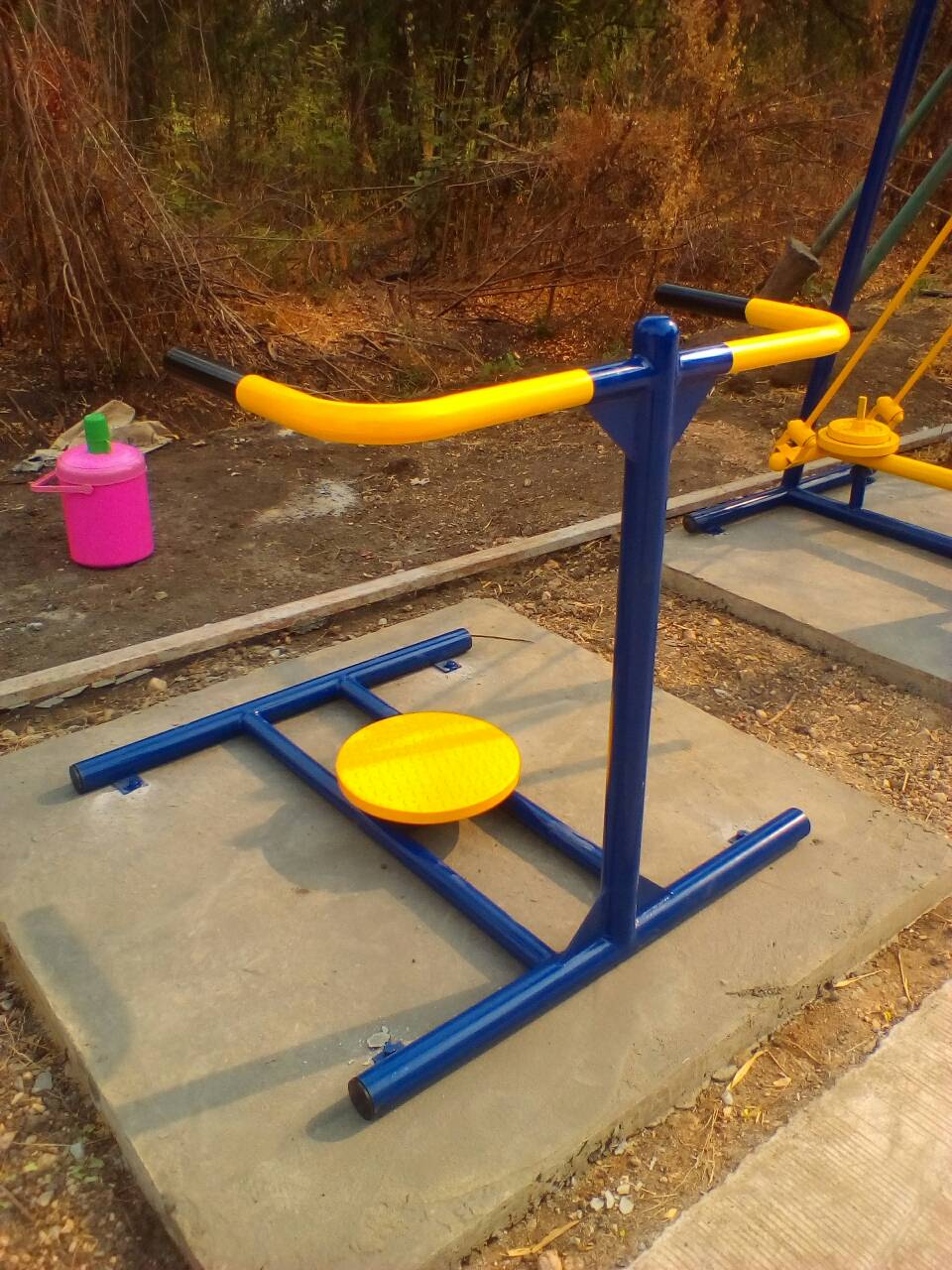 รหัส SM ผลงานติดตั้ง (สระบุรี) เครื่องออกกำลังกายกลางแจ้ง