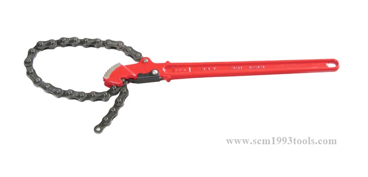 HIT ฮิต รุ่น CW10-710mm. กุญแจจับแป๊บแบบโซ่ (ประแจโซ่) 10 นิ้ว ญี่ปุ่น Chain Wrench