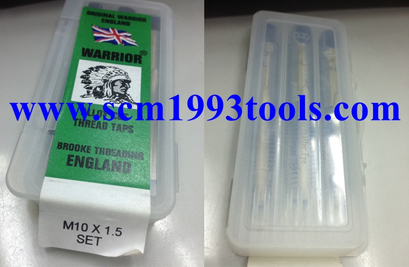 WARRIOR ต๊าปเกลียว ดอกต๊าปตัวผู้ ตราคนป่า มิลลิเมตร THREAD TAPS