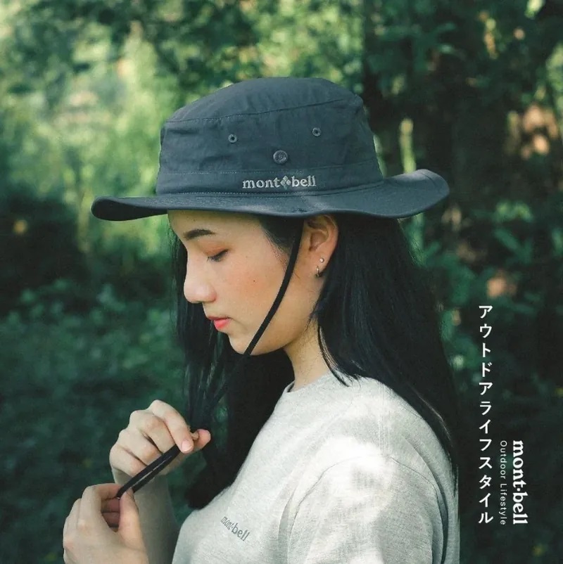 หมวกเดินป่า ตกปลา Montbell Fishing hat ของใหม่ ของแท้ พร้อมส่งจากไทย หมวกกันน้ำ Bucket