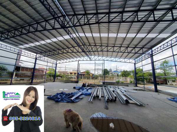 รับสร้างโกดัง สิงห์บุรี ขนาด20x30x6.00 เมตร