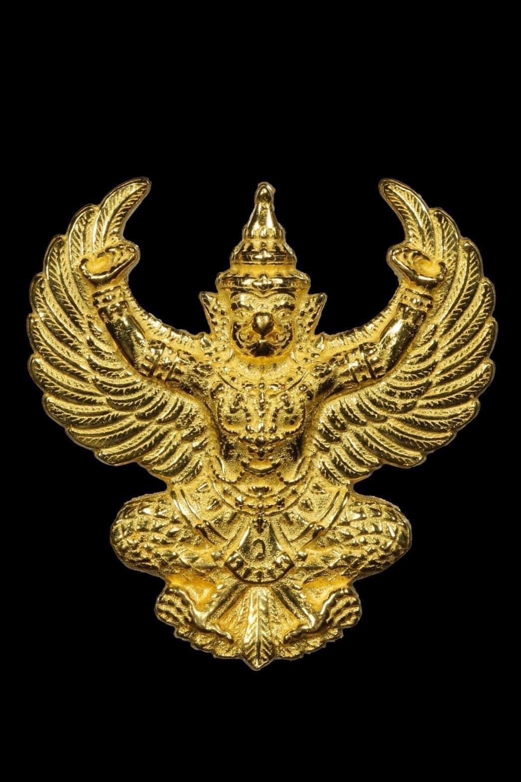 ครุฑทองคำพิมพ์เล็ก no.447 รุ่น ราชาครุฑ วัดโพธิทอง ปี 66