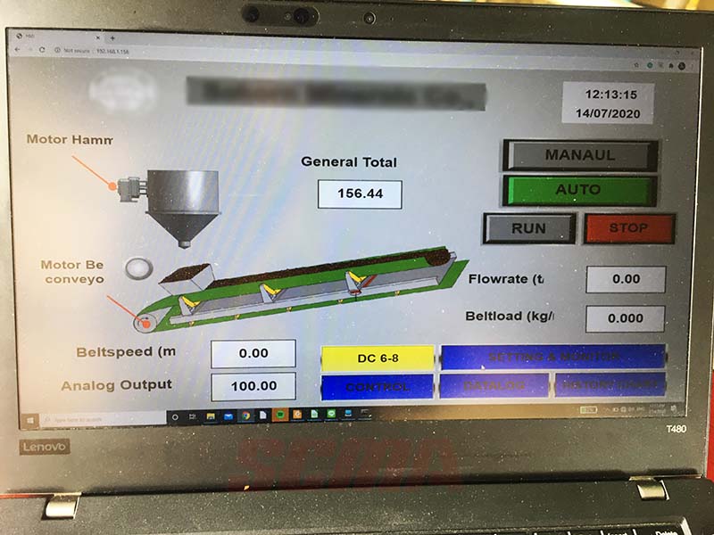 โปรเจ็กต์ระบบสายพานชั่งน้ำหนักอัตโนมัติ