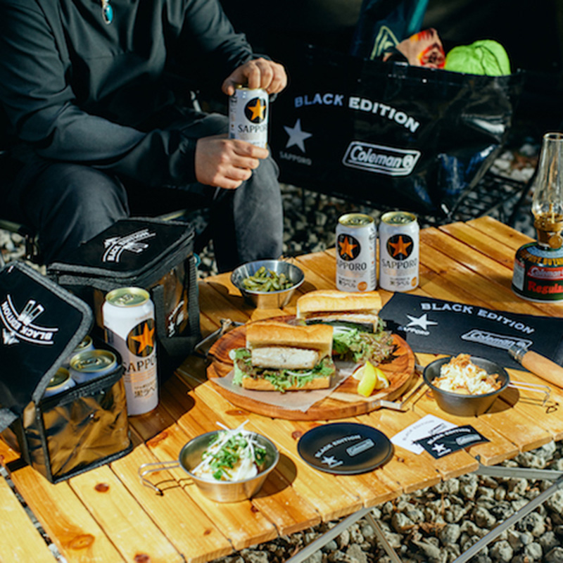 ผ้าปูโต๊ะ Camping Coleman x Sapporo Camping Napery รุ่นพิเศษจากญี่ปุ่น กระเป๋าผ้า กระเป๋าถือ ของใหม่ ของแท้ พร้อมส่ง