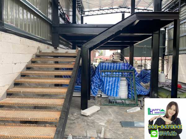 โกดังสำเร็จรูป บางกระสอ ขนาด8.00x14.00x6.00เมตร