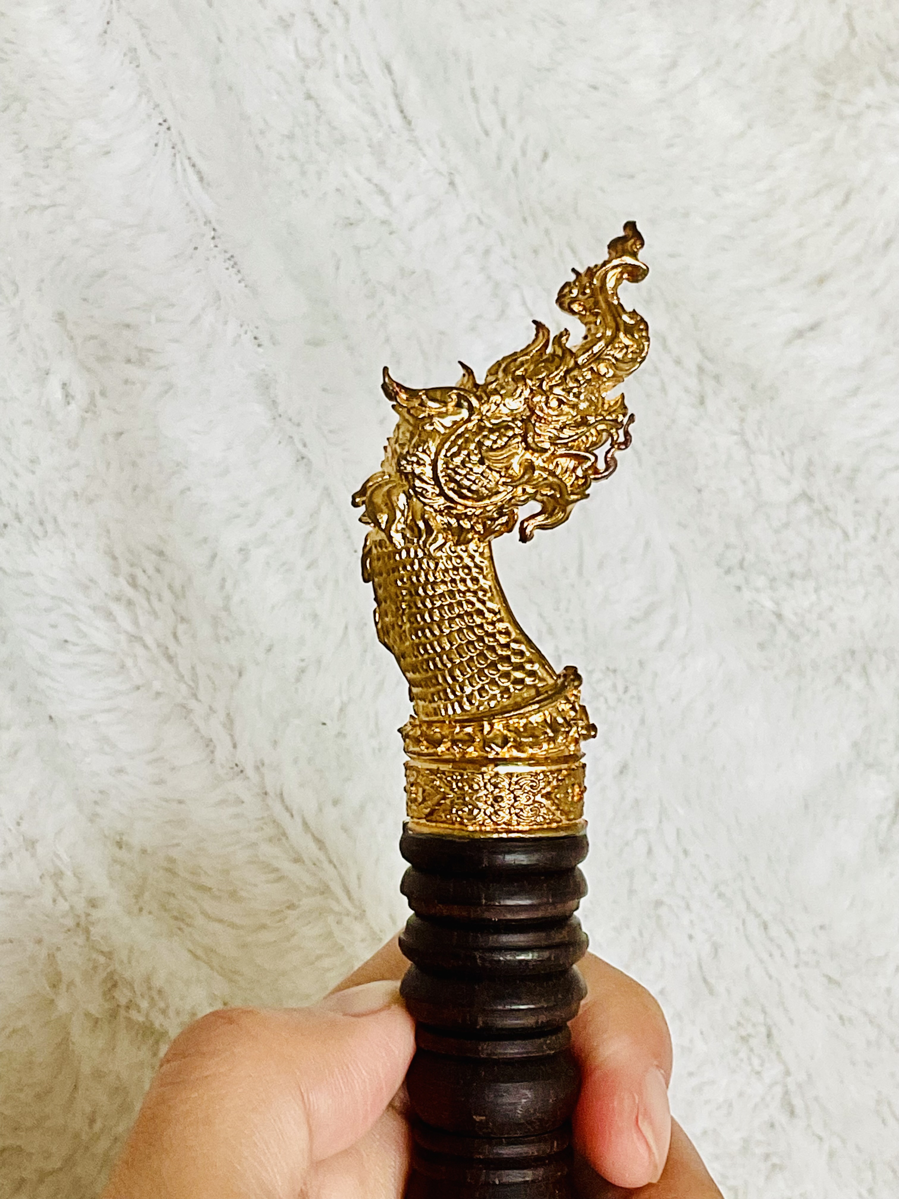 ไม้ครูนาคาสัมฤทธิ์ผล no.9 สร้างเพียง 16 ด้าม ครูบากฤษดา รวมมวลสาร รวมเกจิ เสกหลายวาระ ปี 67