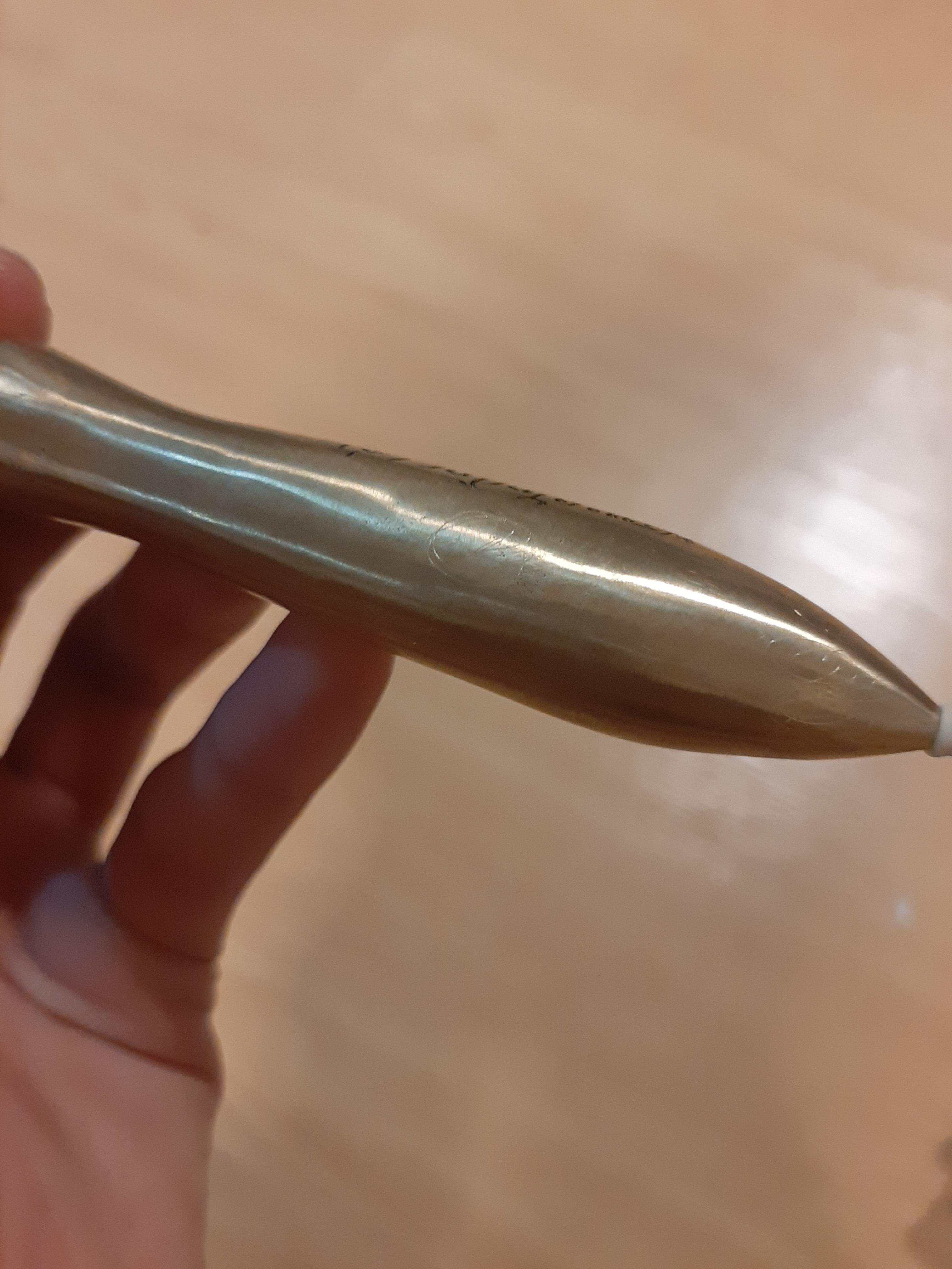 เหล็จจารหลวงตาม้า (มีรอยจารรอบด้าม) วัดถ้ำเมืองนะ