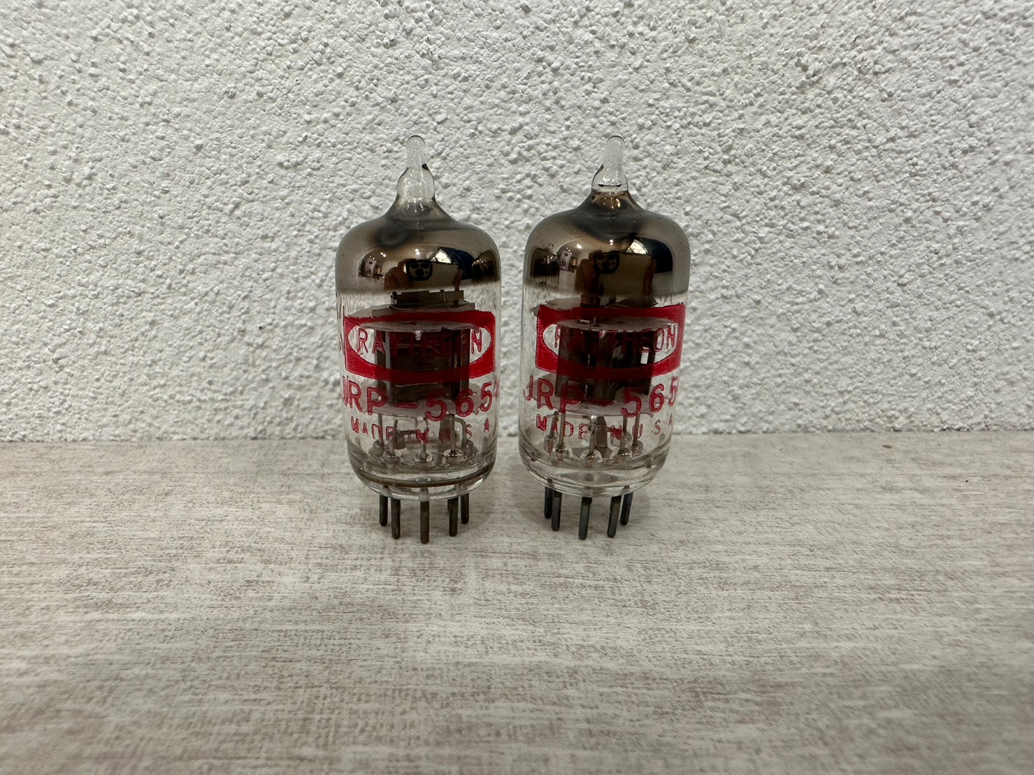 หลอดอัพเกรดRAYTHEON 5654 USA.(ราคาคู่)ใช้ได้กับปรีN5 / N5Pro / ปรีหมีน้อย ใช้แทน6J1,6J5,6K4ได้เลย