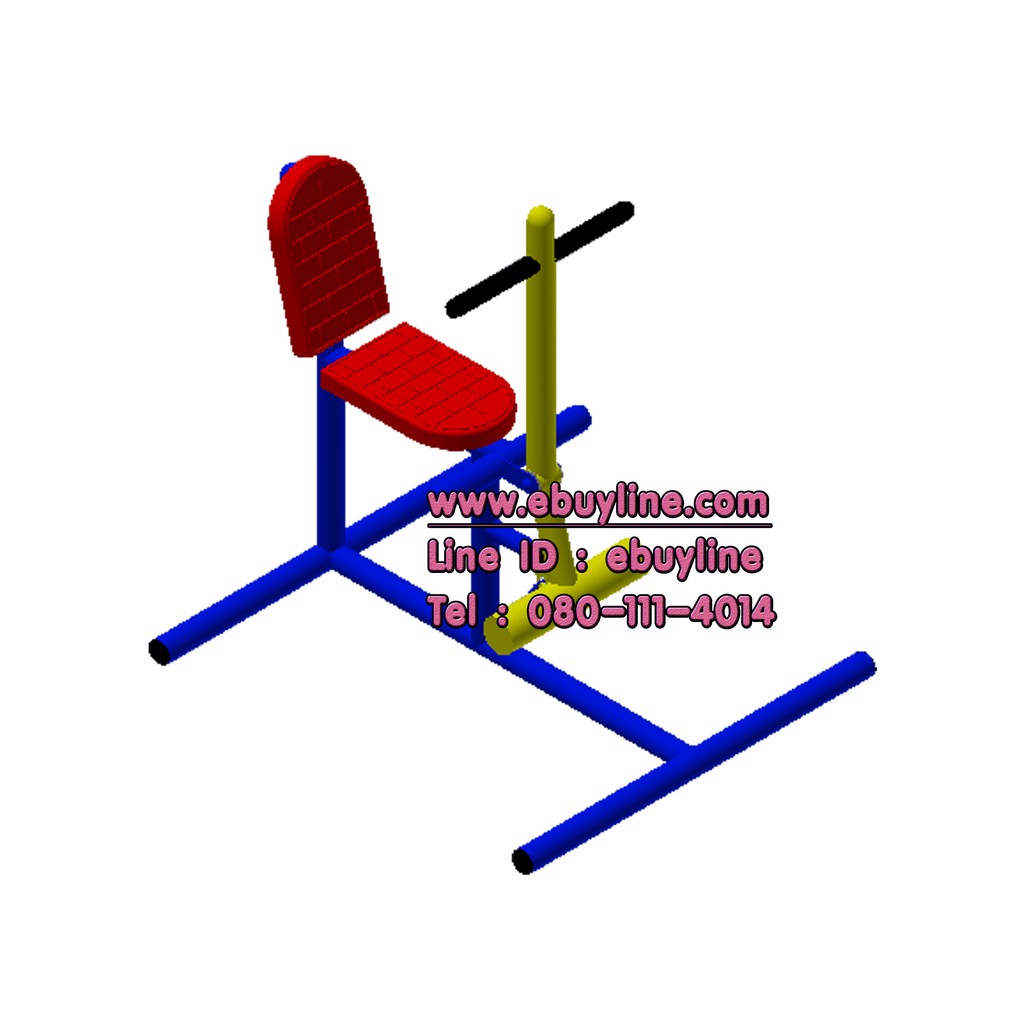 รหัสSM-22 อุปกรณ์บริหารแขน-ขา-หน้าท้อง (แบบดึง-งัดยกตุ้มน้ำหนัก)