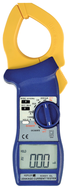 แคล้มป์มิเตอร์วัดกระแสรั่วไหล (Leakage clamp meters) KEPLER รุ่น K3921 CL