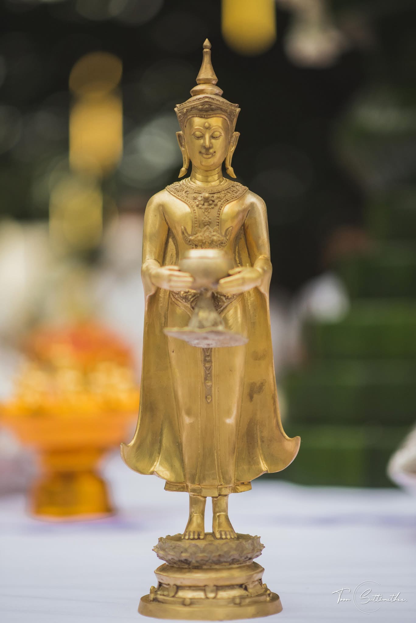 สมเด็จองค์ปฐม (หลวงพ่อไหลมาเทมา) ขนาด 5 นิ้ว หลวงพ่อเล็ก พุทธาภิเษกหลายวาระ ปี 67