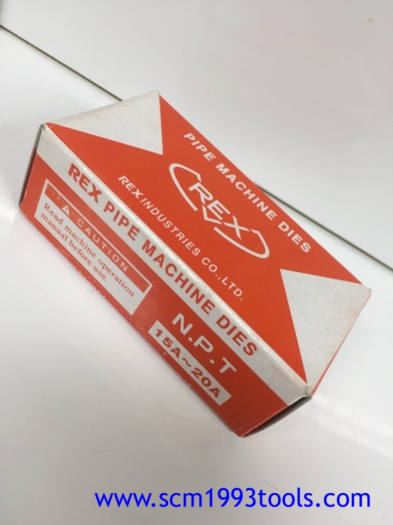 REX เร๊กซ์ ฟันต๊าบ เกลียวท่อไฟฟ้า NPT คอนดูด สำหรับเครื่องต๊าบ REX รุ่น N80A, N50A, N100A, 80ADX DIES