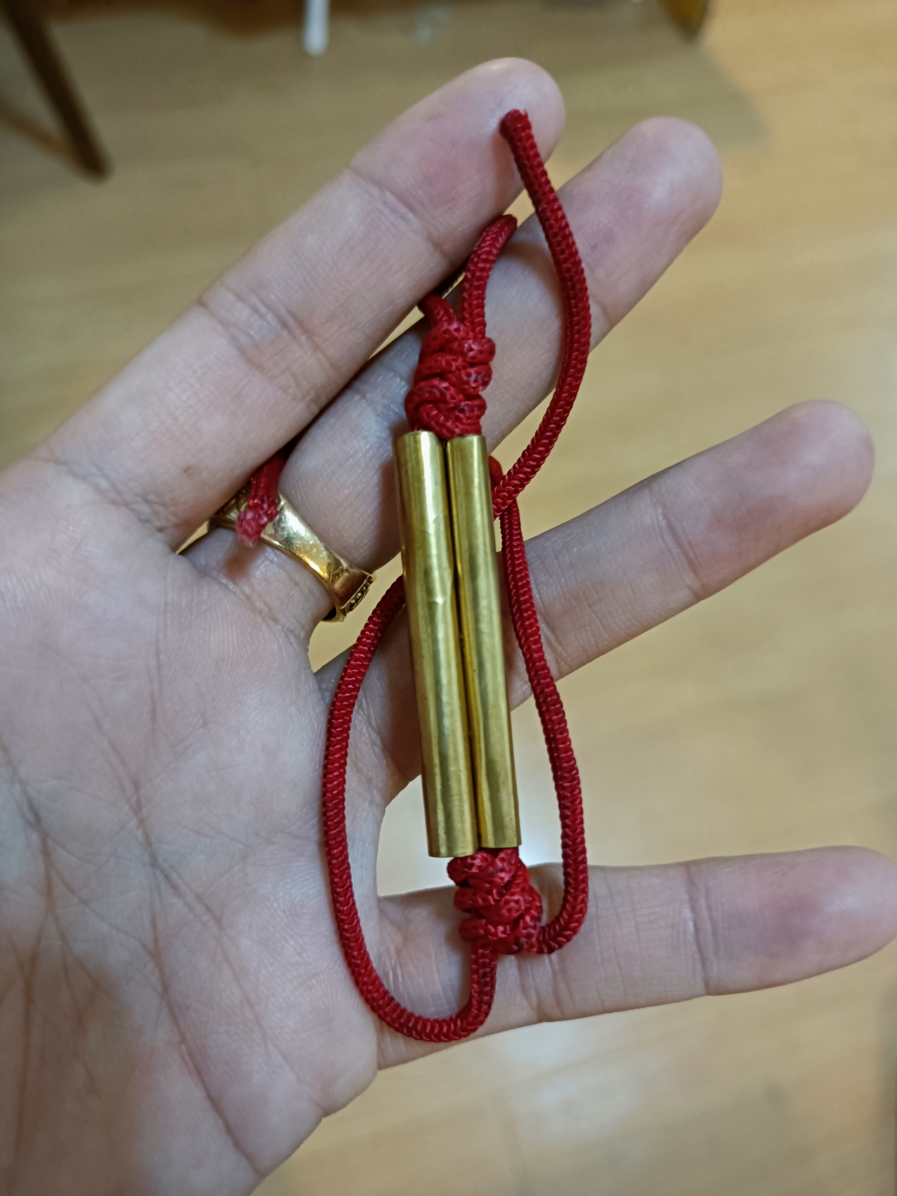 ตะกรุดมหานิยม (ยันต์แฝด) จารมือ ลป.ครูบาดวงจันทร์