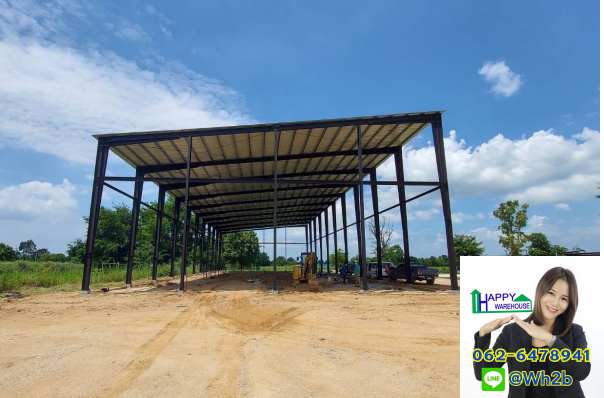 โกดังสำเร็จรูป สระบุรี ขนาด20x50x8 เมตร