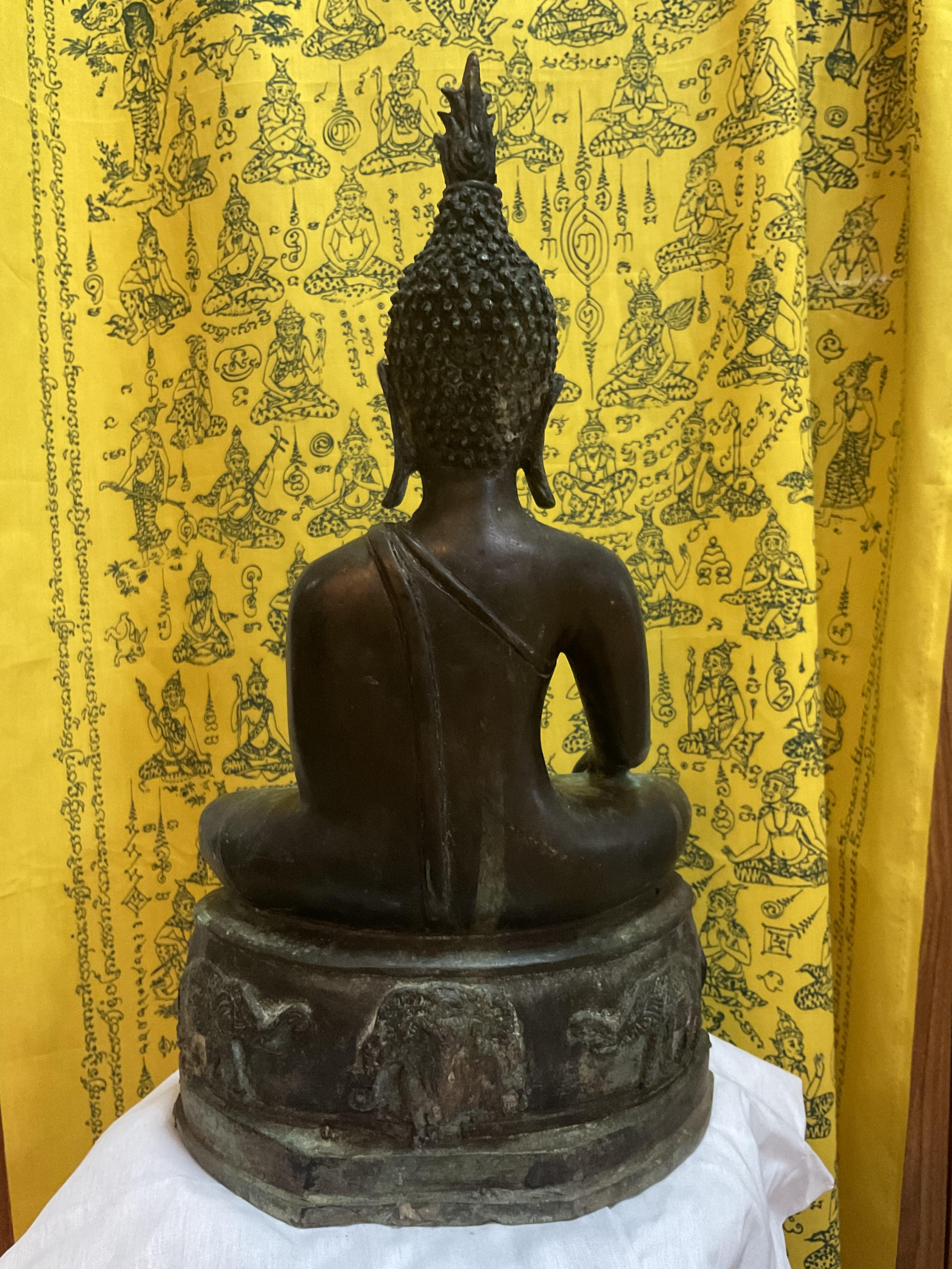 พระพุทธรูปเนื้อสัมฤทธิ์ จารโดยพระอาจารย์ วัตถุมงคลส่วนองค์หลวงพ่อเล็ก