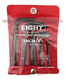 EIGHT ชุดประแจตัวแอล สั้น หัวหกเหลี่ยม 1.5-6 มม. HEX key wrench set