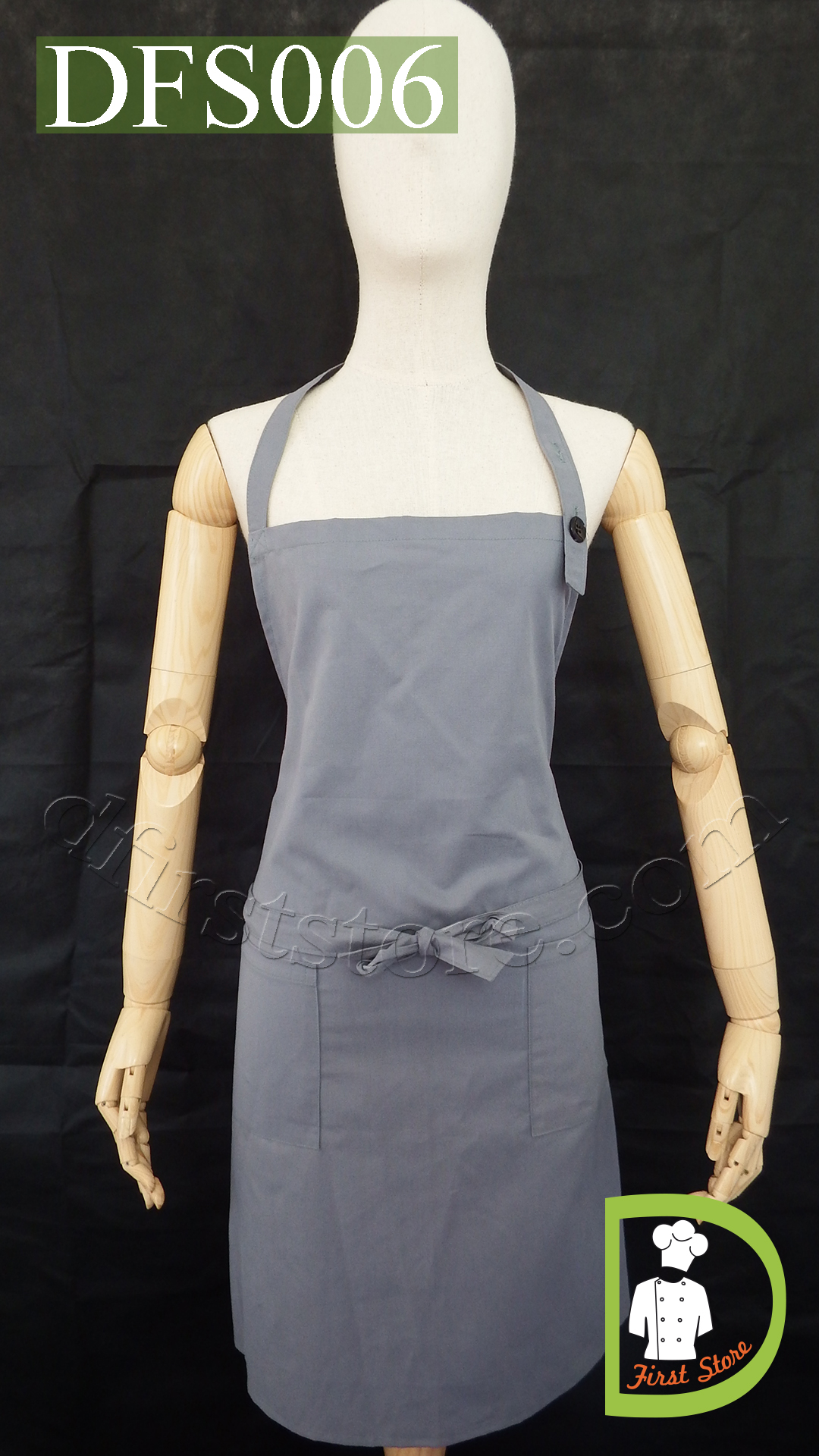 AP006 Full Body Bib Apron ผ้ากันเปื้อน เต็มตัว