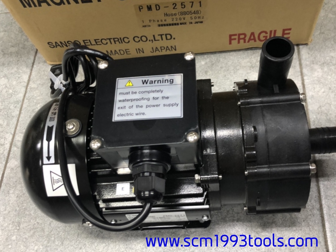 SANSO รุ่น PMD-2571 ปั๊มน้ำยาเคมี ใบพัดแม่เหล็ก MAGNET DRIVE SEALLESS PUMP