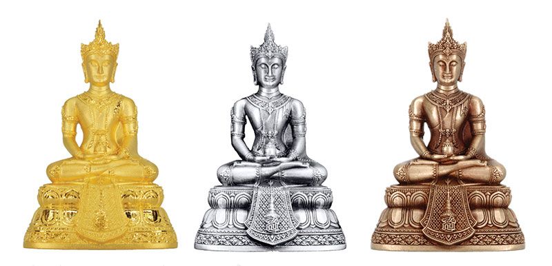 พระไภษัชยคุรุไวฑูรยประภาตถาคตพุทธเจ้า เนือเงิน ปี ๖๕ สมเด็จพระสังฆราชสกลมหาสังฆปริณายก