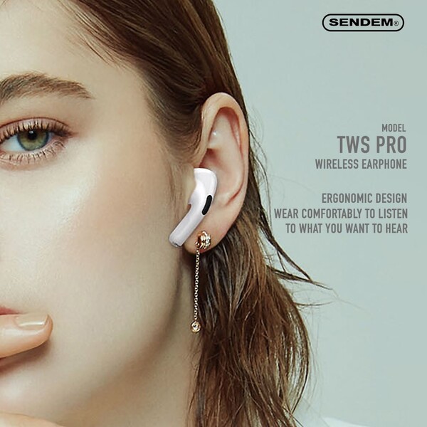 หูฟังบลูทูธ Sendem TWS Pro Wireless Bluetooth 5.0 Earphone ประกันศูนย์ 1 ปี