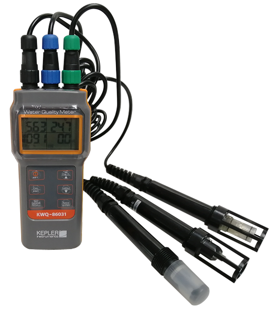 เครื่องวัดคุณภาพน้ำแบบมือถือ (Combo Water Quality Testers) แบรนด์ : KEPLER รุ่น : KWQ-86031
