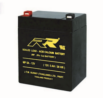 แบตเตอรี่ แห้ง 12V 5Ah RR SLA BATTERY MP 5A-12V