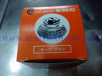 แปรงลวดถ้วย SMC ขนาด 2.5 นิ้ว สำหรับเครื่องขัดไฟเบอร์ Power Wire Brush for Angle Grinder