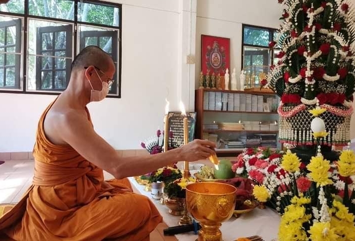 พระนาคปรกใบมะขามพุทธเมตตา หลังพระราหู เนื้อเงิน ลพ.เล็กเสก ณ สำนักสงฆ์เกาะพระฤาษี