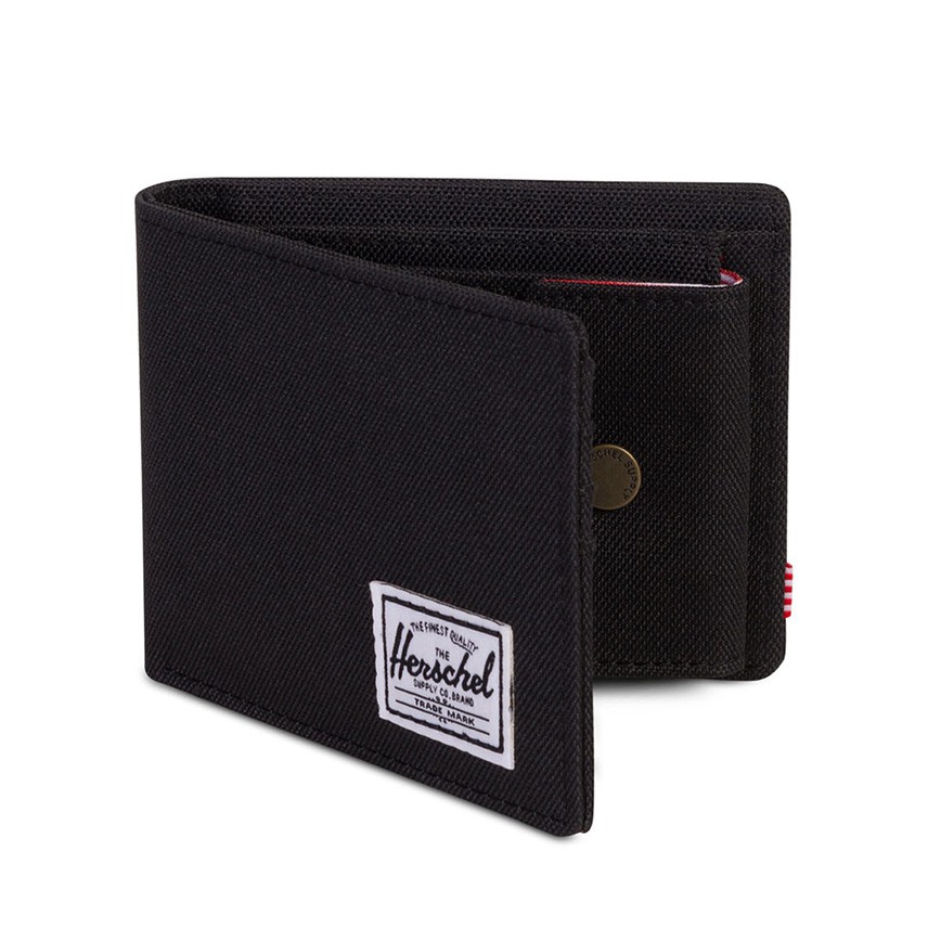 กระเป๋าสตางค์ Herschel Supply Roy Coin Wallet - Black With RFID Blocking