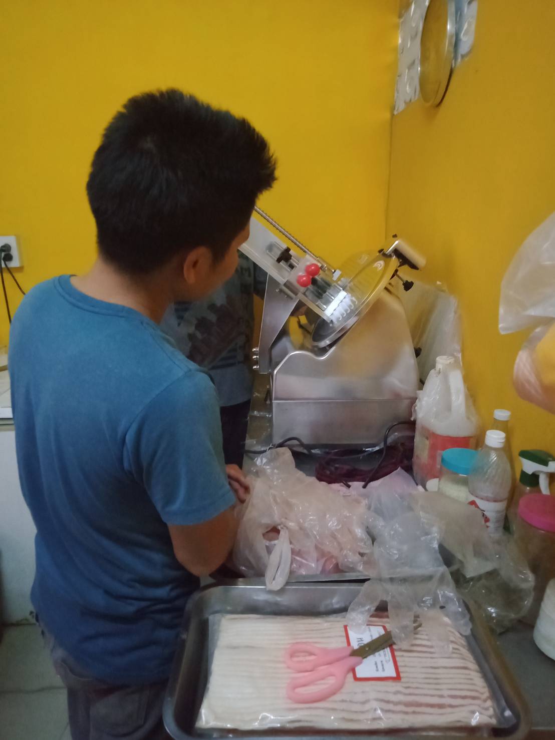 เครื่องสไลด์เนื้อ 12 นิ้ว อัตโนมัติ ออโต้ เนื้อ เนื้อชาบู เครื่องสไลด์เนื้อ เครื่องสไลด์ เครื่องหั่นเนื้อ