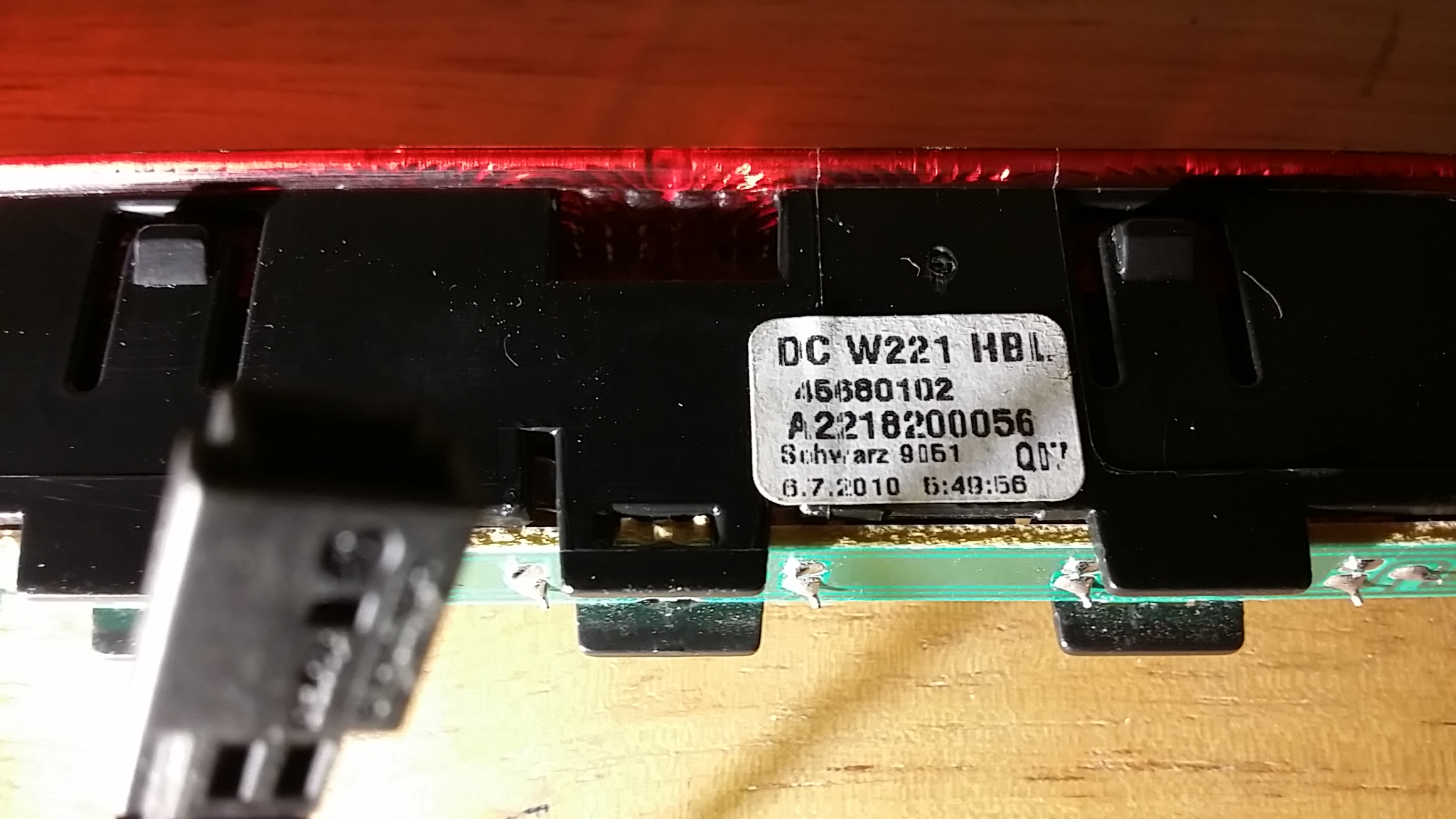 ไฟเบรค W221