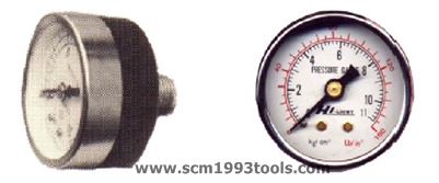 HILIGHT ไฮไลท์ เกจวัดแรงดัน pressure gauge เกลียวด้านหลัง หน้าปัด 2 นิ้ว 2 หุน BSPT