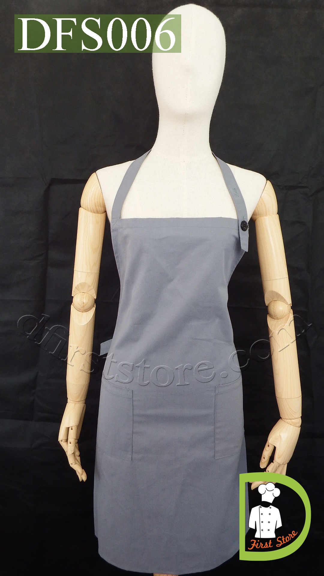 AP006 Full Body Bib Apron ผ้ากันเปื้อน เต็มตัว
