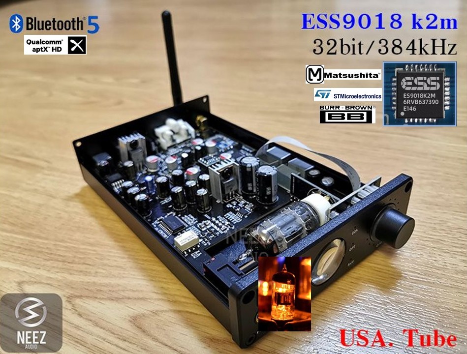 ใหม่ !! DAC หลอดUSA รับBluetooth aptX-HD + แอมป์หูฟัง + ปรี / 3 in 1 **All New** ร้านไทย มีประกัน