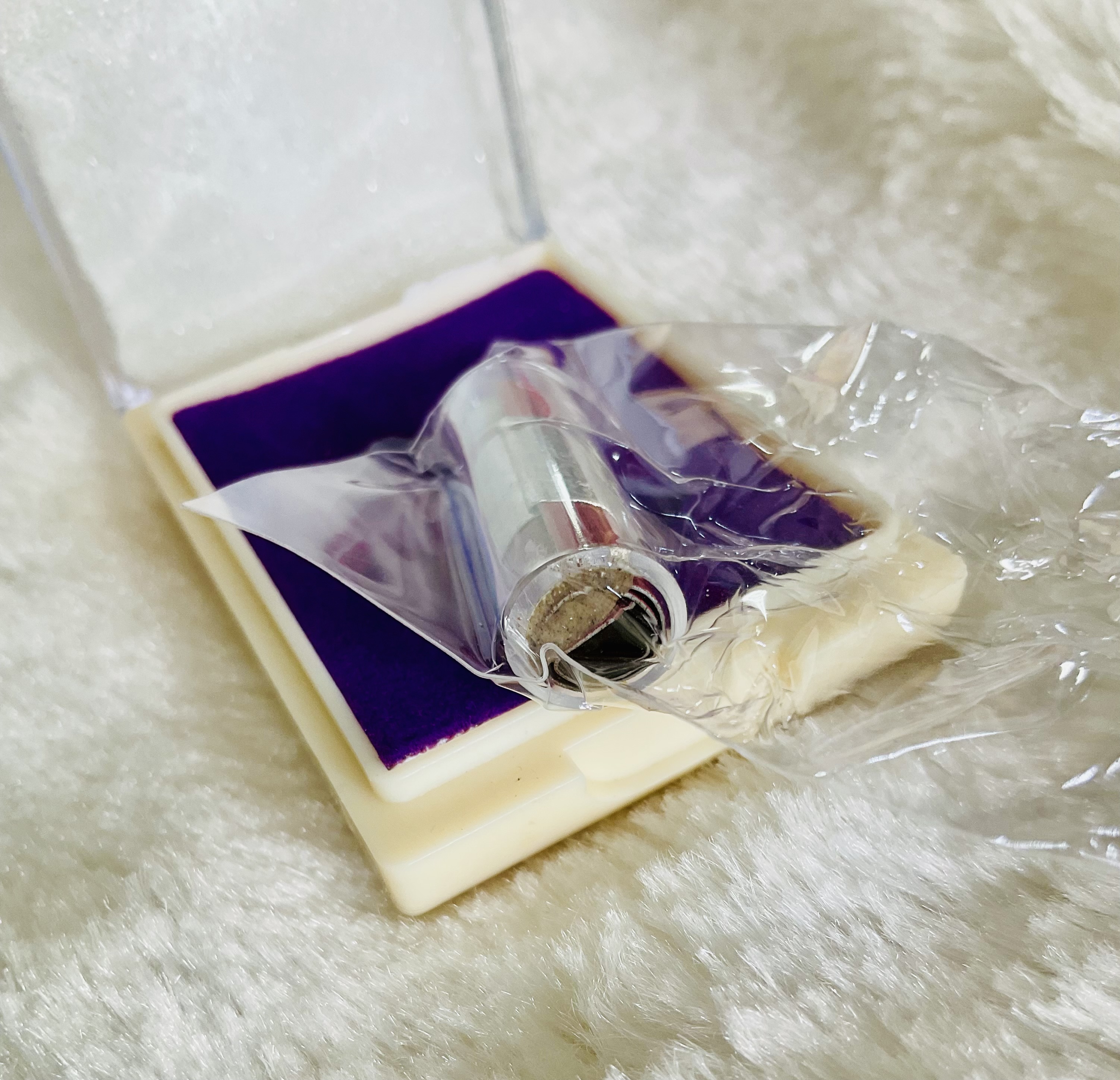 ตะกรุดปลากระป๋อง ตะกรุดสัตว์เลี้ยง No.964 ไม่บรรจุเกศา หลวงปู่ศิลา