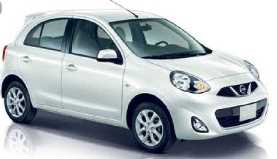 เบ้ารองมือเปิดประตู Nissan March เบ้าประตู ถ้วยรองมือเปิดประตู นิสสัน มาร์ช สีเงิน ปี 2012-2019 (ใช้เทปกาว 3M)