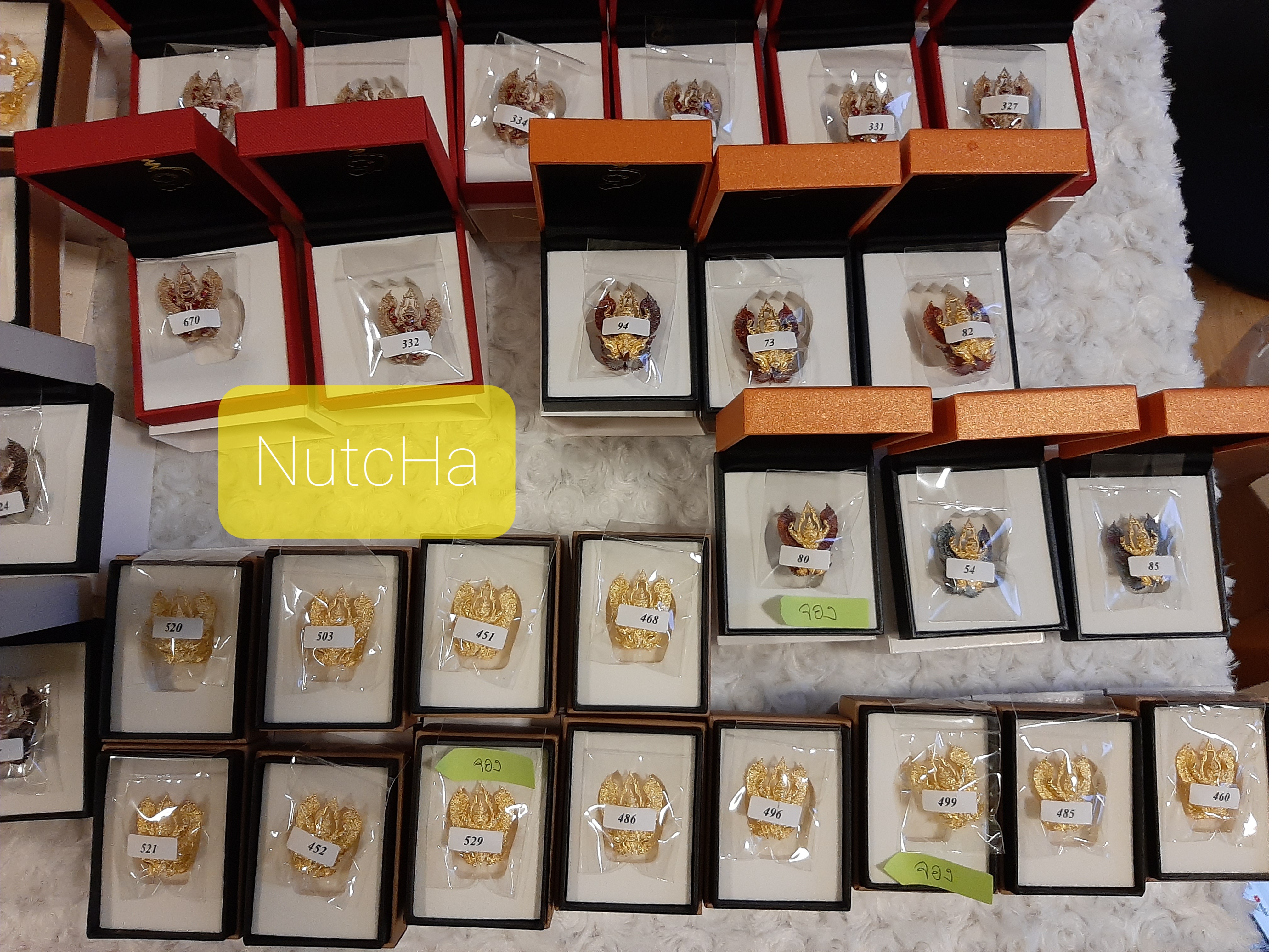 ครุฑทองคำ (พิมพ์เล็ก No.34) 1 ใน 38 องค์ พญาครุฑเทวราชมหาบารมี ๔ ทิศ หลวงพ่อวราห์ วัดโพธิ์ทอง