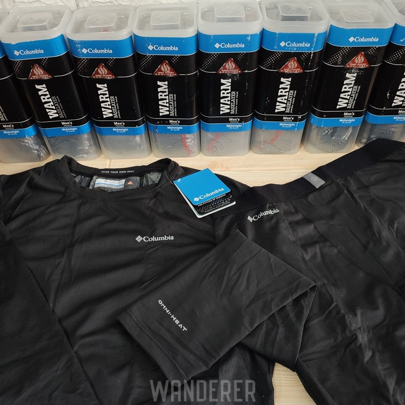 เสื้อและกางเกง ลองจอน Columbia Midweight Baselayer Omni-Heat ของแท้ พร้อมส่งจากไทย