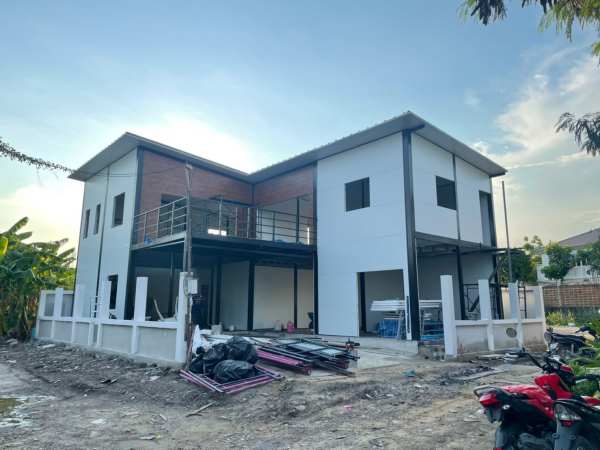 ออฟฟิศสำเร็จรูป บ้านสำเร็จรูป รามอินทรา14 ขนาด5.00x10.00และ5.00x14.00 เมตร 2 ชั้น