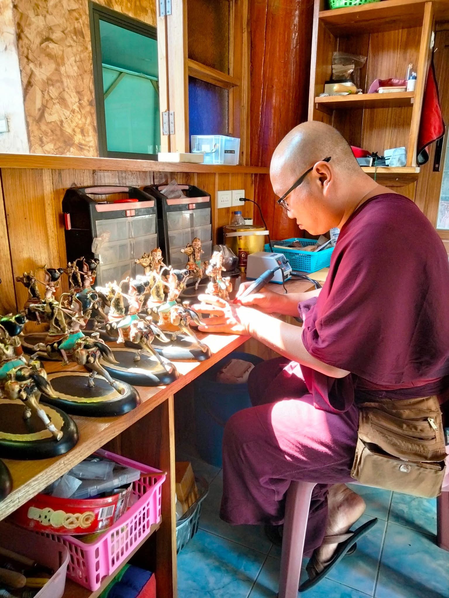 กุมารเพชร เทพธนูทอง No.๑๖ โสฬสมงคล สร้างน้อย ลพ.เล็ก พอจ.พันแสง วัดศิลาวาส