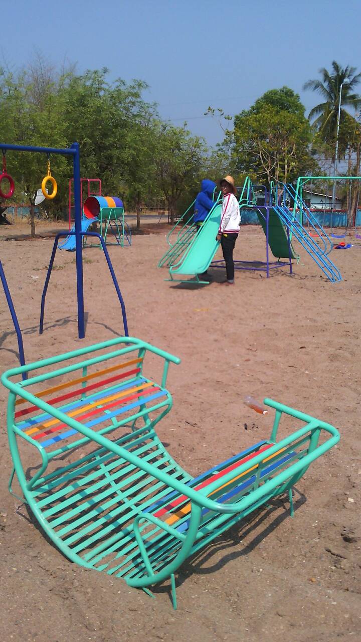 รหัส PG ผลงานติดตั้ง (จังหวัดตาก) เครื่องออกกำลังกายเด็ก