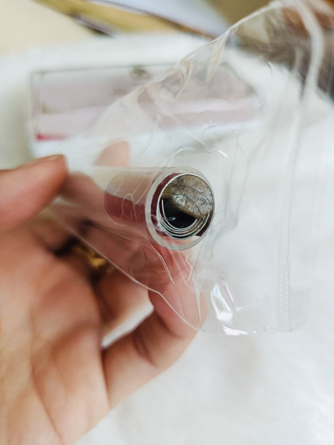 ตะกรุดปลากระป๋อง ตะกรุดสัตว์เลี้ยง No.964 ไม่บรรจุเกศา หลวงปู่ศิลา