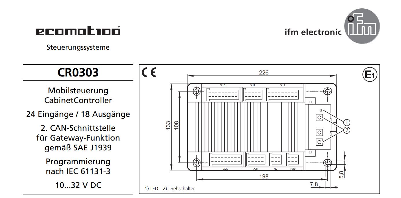 CR0303 IFM