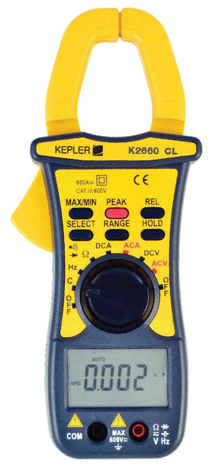 แคล้มป์มิเตอร์แบบดิจิตอล (AC/DC Digital Clamp Meters) KEPLER รุ่น K2660 CL