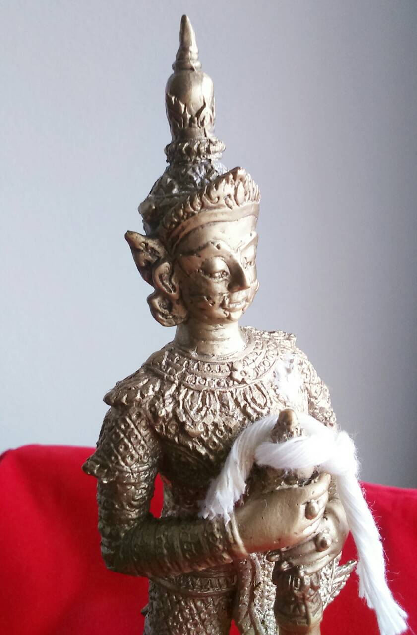 พระบูชาท้าวเวสสุวรรณ (เทพบุตร) No.34 ลพ.อิฏฐ์ วัดจุฬามณี ปี 59