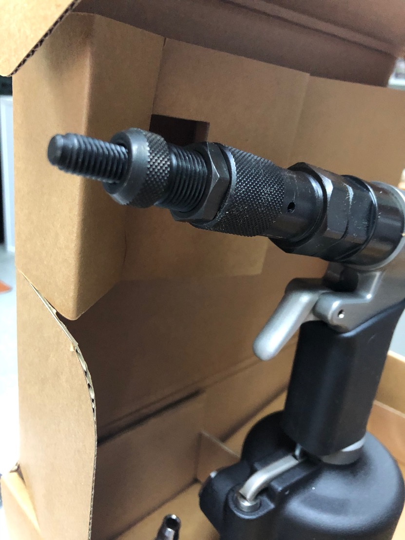 BRP เครื่องย้ำรีเวทน็อตลม งานหนัก รุ่น ANS-120M น็อตขนาด M4-M12 พร้อมอุปกรณ์ AIR NUT RIVETER