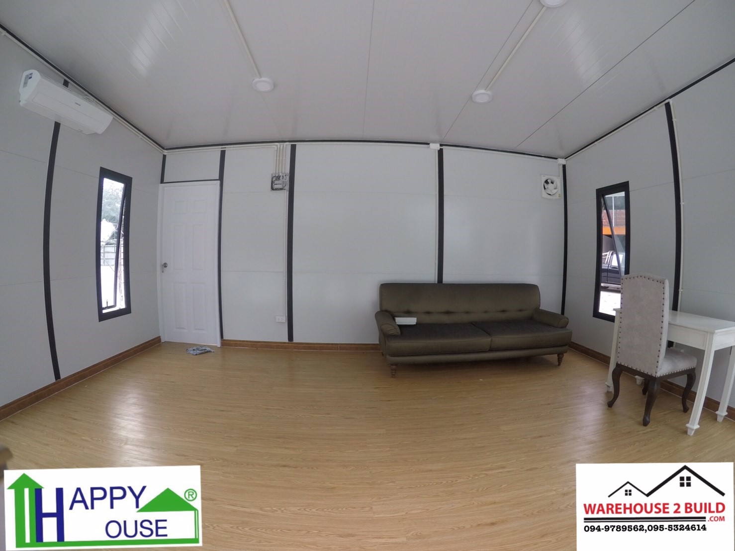 บ้านสำเร็จรูป บ้านน็อคดาวน์ สร้างออฟฟิศ happyhouse ND-09